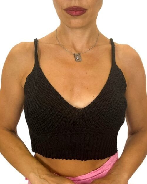 Crop top πλεκτό