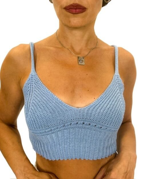 Crop top πλεκτό