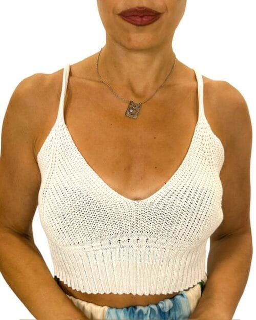 Crop top πλεκτό